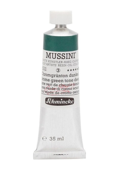 Mussini 35Ml Yağlı Boya Seri:3 No:511 Chrome Green Tone Deep