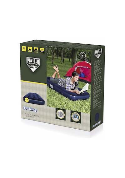 Bestway Şişme Havalı Yatak 185 x 76 x 22 CM 67000 Lacivert