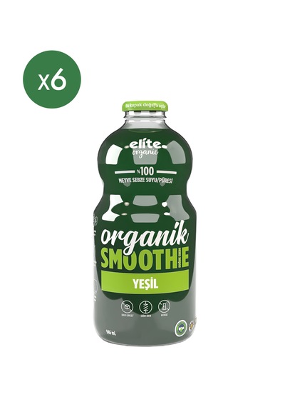 6'lı Organik Yeşil Smoothie 946 Ml