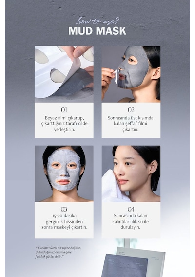 Luvum  Gözenek Küçültücü Kore Çamur Maskesi Luvum Pore Reset Mud Mask 16 ML