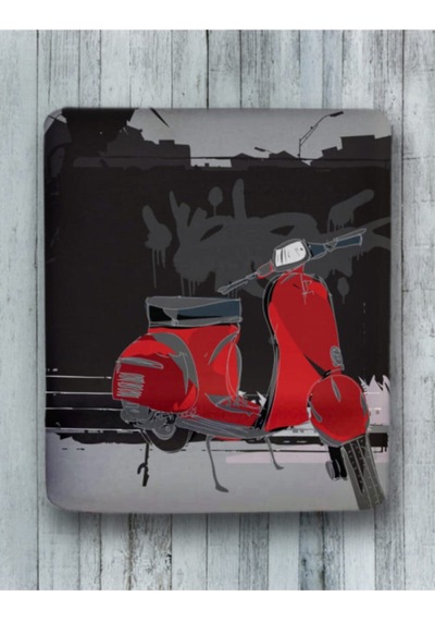 Kırmızı Motor Bilek Destekli Mouse Pad Mousepad