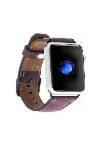 Bouletta Apple Watch Uyumlu Deri Kordon 38-40-41Mm G7 Mor
