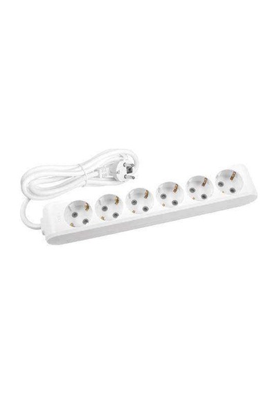 Viko Multi-Let 6'lı Kablolu Priz 2 MT Beyaz