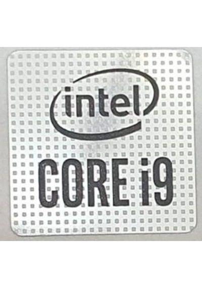 OEM intel i9 10.cu Nesil v2 Sticker Sticker Etiket D137