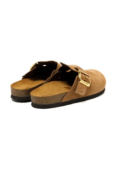 Terlik Kadın 17d5 Frau Velour-s Terra Brown Terra