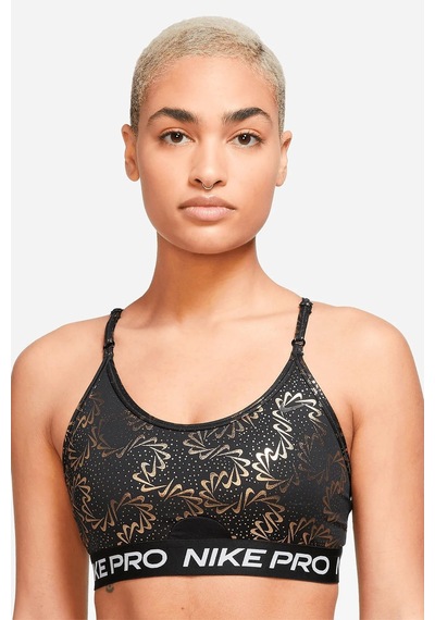 Nike Pro Dri Fit Indy Strappy Sparkle Kadın Sporcu Sütyeni Bra Büstiyer Siyah