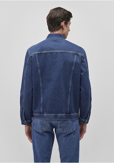 Mavi - Drake 90'lar Puslu Koyu Mavi Jean Ceket 010143-87939 Lacivert
