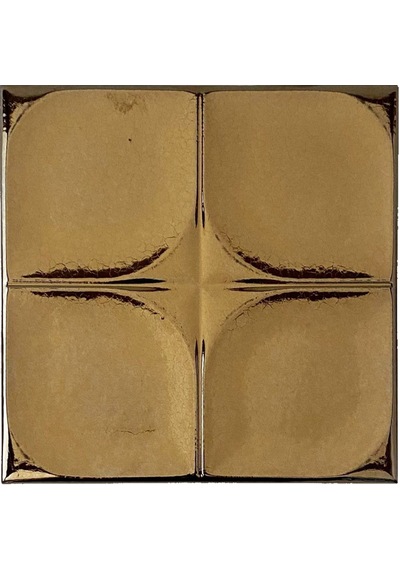 Armada Çini 12,5x12,5 Cm Defakto Bronz Seramik Karo