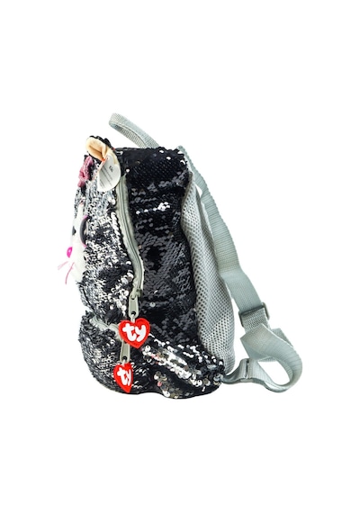 Ty Fashion Pullu Sırt Çantası Kedi Kiki 27 Cm Gümüş