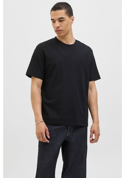 Jack & Jones Essentials Erkek Basic Tişört Kısa Kollu Regular Fit Siyah