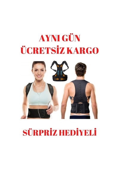 Kamburluk Önleyici Dik Duruş Korsesi Bel Sırt Omuz Korsesi