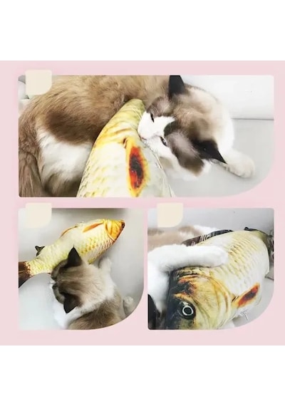 Dodes Peluş Balık Kedi Oyuncağı