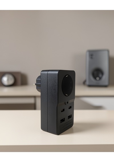 Akım Dengelemeli Priz 2500w 4 Usb Type-c Çıkışlı Uczzz3438priz-2 Diğer