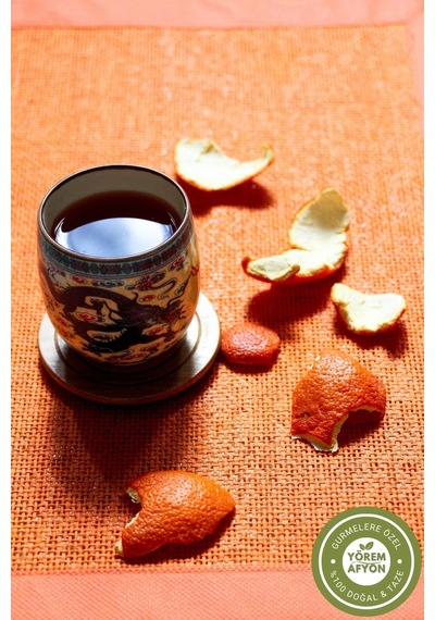 Yörem Afyon Antalya Yöresinden Doğal Şifa Kaynağı Küp Kesim Portakal Kabuğu Kurusu Citrus Aurantium 110gr. 110 G