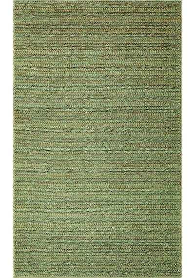 Eko Halı Netra Trıple Green Xw Farklı Örgü Dokusuna Sahip El Dokuma Naturel Jüt Hasır Halı - 200X300