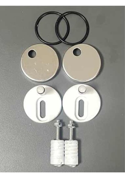 VitrA Uyumlu Klozet Kapak Menteşe Seti - Trm0592 Krom Plastik Renkli