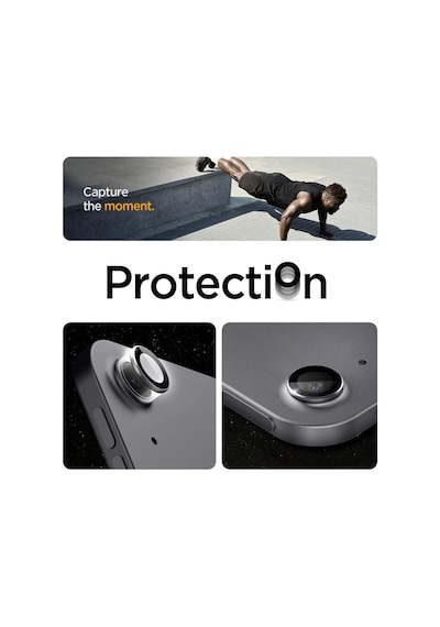 Apple Uyumlu iPad Air 13" 2026/2025 / 2024 / Air 11" 2026/2025 / 2024 İle Uyumlu Kamera Lens Koruyucu Cam Kolay Kurulum Glas.tr Ez Fit Optik Pro 2 Adet Space Gray - Agl07801 Diğer