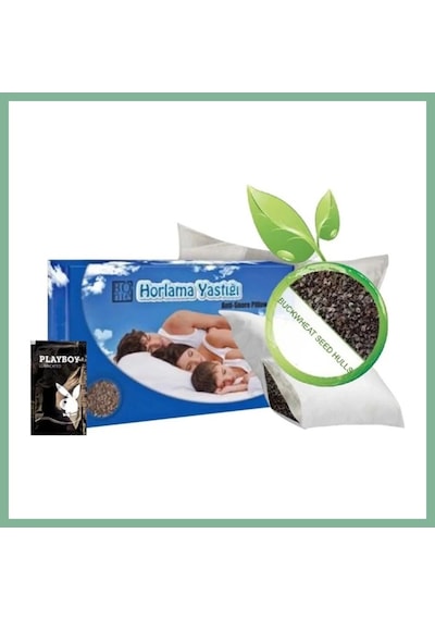 Bşkvirgo Muzicevi Anti-snoring Pillow - Karabuğday Yastığı 50 X 70 Cm + Jel Bsk2026 Çok Renkli