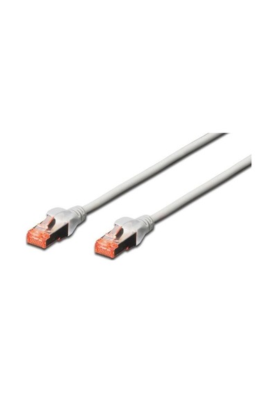 Dıgıtus Dk-1644-010 Digitus Cat.6 Patch Kablo, S-ftp, Halogenfree, Awg 27/7, 1 Metre, Gri Renk