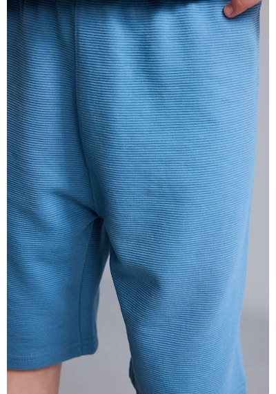 Defacto Regular Fıt Baskılı 2li İndigo Pijama Takımı Erkek Çocuk H8193a826hsın120 İndigo-ın120
