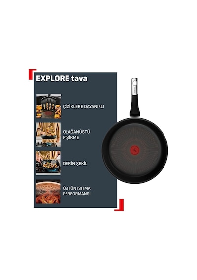 Explore Fusion Core 9x Tava - 30 Cm Tek Renk