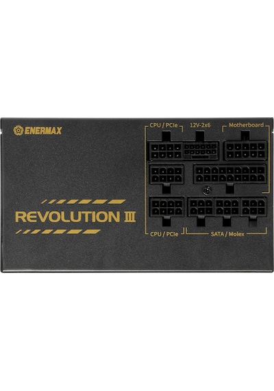 Revolutıon Iıı 1000w 80+ Gold Pcıe 5.1 Full Modüler Atx 3.1 Güç Kaynağı Erv1000g-ahg-mac