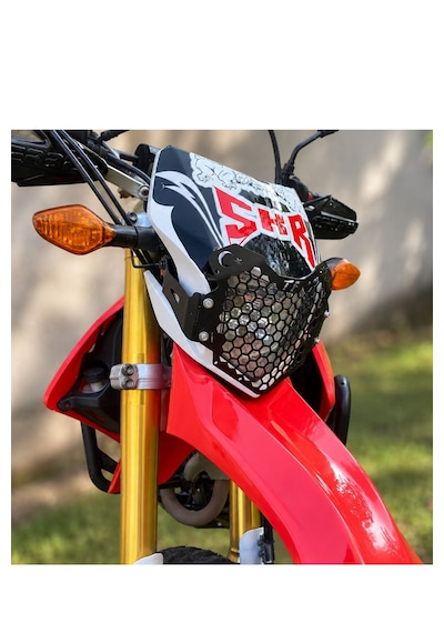 Honda Crf250l Far Koruma Demiri 2013 2020 / Crf 250 L Far Koruyucu Siyah