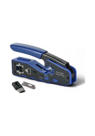 Electroon Cat5/cat6/cat7 Rj45 Ez-rj45 Sıkma Pensesi - Yedek Bıçaklı 1 Adet