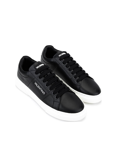 Mario Valentino Unisex Hakiki Deri Siyah Sneakers & Spor Ayakkabı 1040 95s3909 Ayk Sk25-26 Black Siyah