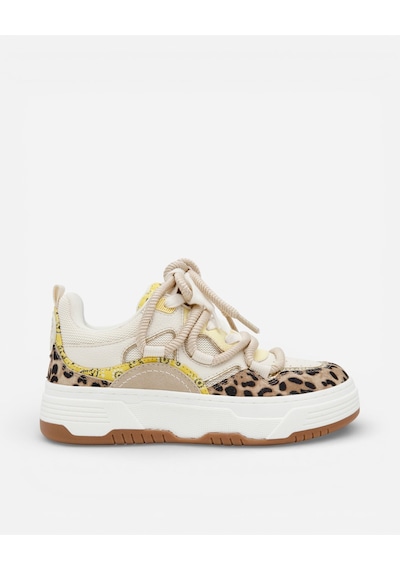 Steve Madden Brouhaha Leop Multı Kadın Leop Multi Sneakers Brouhaha Krem
