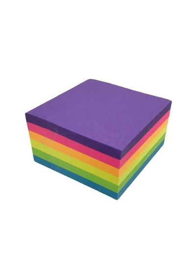 Yapışkanlı Not Kağıdı, 76x76mm, 6 Renk, 400 Sayfa