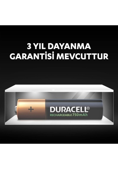 Duracell Şarj Edilebilir Aaa 750 Mah Pil 2 Li Paket