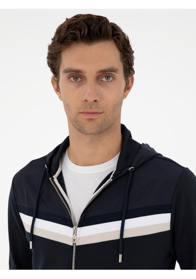 Lacivert Regular Fit Sweatshirt