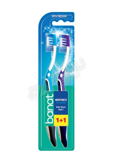 Banat Diş Fırçası Ultra White 1+1 Orta