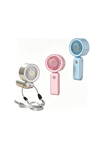 Mini El Fanı 3 Hız Modu, 90 Ayarlanabilir, Boyun Askılı, 15 Cm Kompakt Taşınabilir Fan, Usb Şarjlı, Seyahat, Ofis Ve Günlük, Serinletici Etki, Ym88265 Yeşil