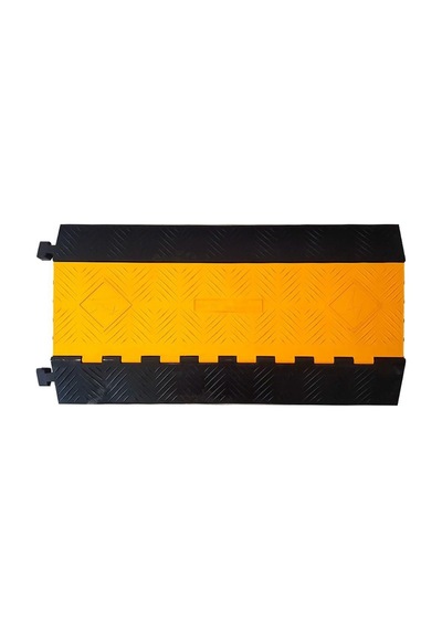 10'lu Kablo Kanallı Hız Kesici Seti 5 Kanallı, Yol Kasisi 90 X 50,5 X 5,5 Cm-3657
