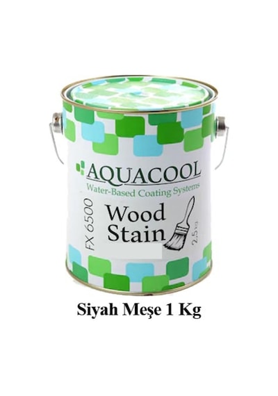 Aquacool Su Bazlı Dış Mekan Verniği Siyah Meşe 1 Kg Aquacool Su Bazlı Dış Mekan Verniği Siyah Meşe 1 Kg