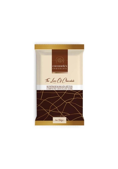 Cocomeks Konfiseri Çikolata Bitter 1 KG