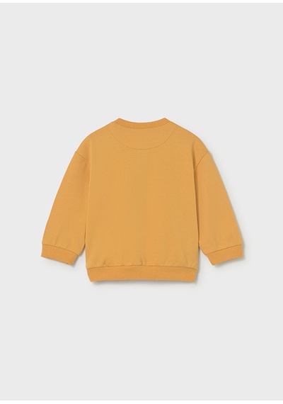 Erkek Bebek Desenli Sweatshirt 1402 Sarı
