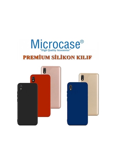 Xiaomi Redmi 7A Premium Matte Silikon Kilif + Tempered Cam Koruma 373888420