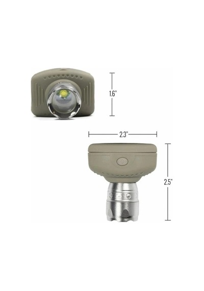 Single Sword Power Head Lamp - Pilli Kafa Lambası Avcılık Ürünü Gece Yürüyüşü Seyahat Aleti Diğer