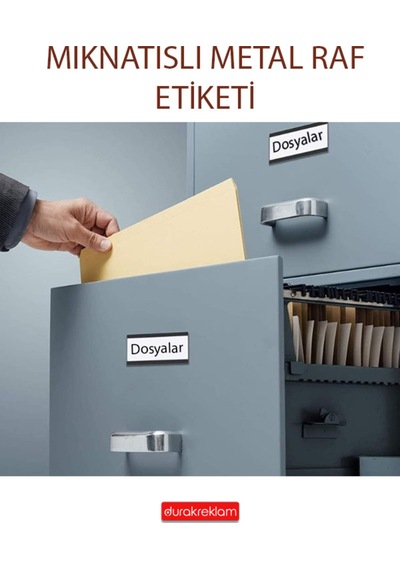Mıknatıslı Raf Etiketi