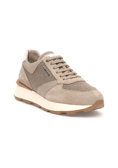 Cacharel Bej %100 Deri Sneaker Ayakkabı