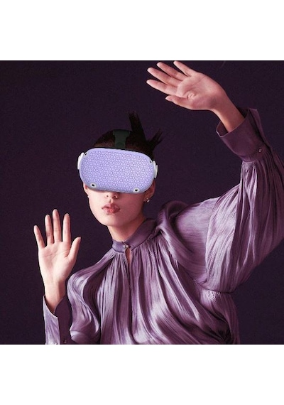 Oculus Meta Quest 2 Mor Silikon Koruyucu Kılıf