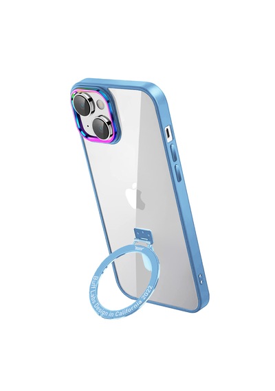 Apple Uyumlu iPhone Buff 13 Bumpermag Kılıf Sierra Blue