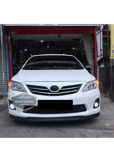 Toyota Corolla Uyumlu E140 2006-2012 Uyumlu Üniversal Astra H Lip Esnek Ön Lip 2 Parça Tampon Altı Dil Karlık Ön Ek 00 Şüscaroto Aksesuar