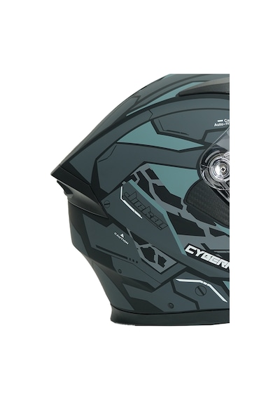 Gp Nero Mks003-mbb1g Güneş Vizörlü Şeffaf Full Face Motosiklet Kaskı Gri