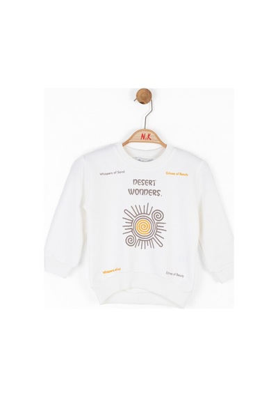Xo Kids Erkek Çocuk Sweatshirt 9ay-4 Yaş 47605 Ekru