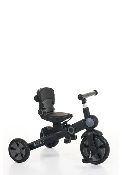 Flow 9in1 Smart Trike Çift Yönlü, Yatabilir, Katlanabilir, Denge Bisikleti Özellikli Bebek Ve Çocuk Bisikleti Siyah
