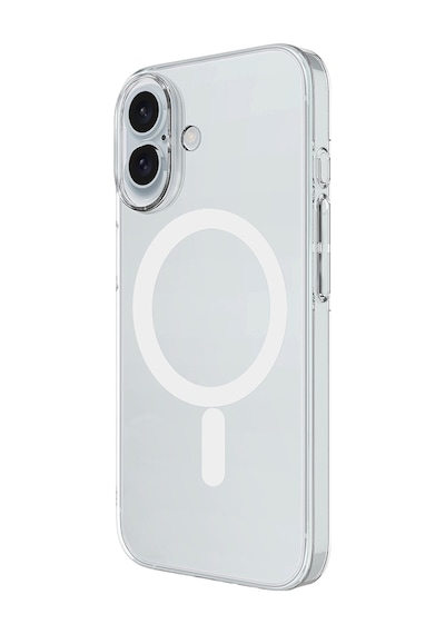 Nourthkiingdom Apple Uyumlu iPhone 17 Kılıf Zore M-safe Şarj Özellikli Şeffaf Kamera Çerçeveli Porto Kapak - Şeffaf Şeffaf